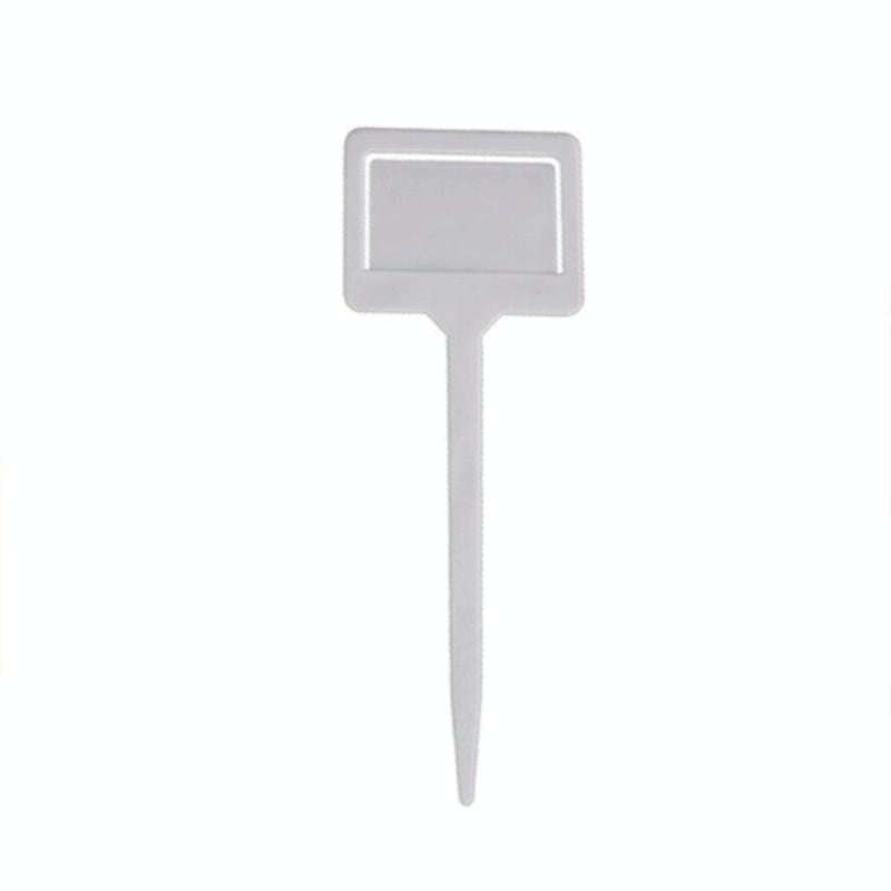 2 PCS Garden Plant Plastic Insert Labels(White)