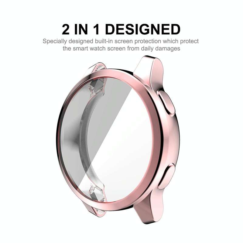 For Garmin Venu 2S 40mm / Vivoactive 4S 40mm ENKAY Hat-Prince Full Coverage Electroplate TPU Soft...