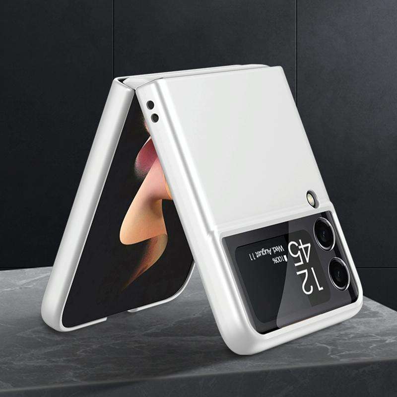 For Samsung Galaxy Z Flip3 5G GKK Integrated Ultra-thin Full Coverage Phone Flip Case(Silver)