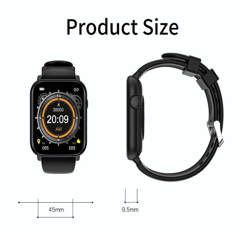 Q28 1.8 inch Color Screen Smart Watch,Support Heart Rate Monitoring / Blood Pressure Monitoring(B...