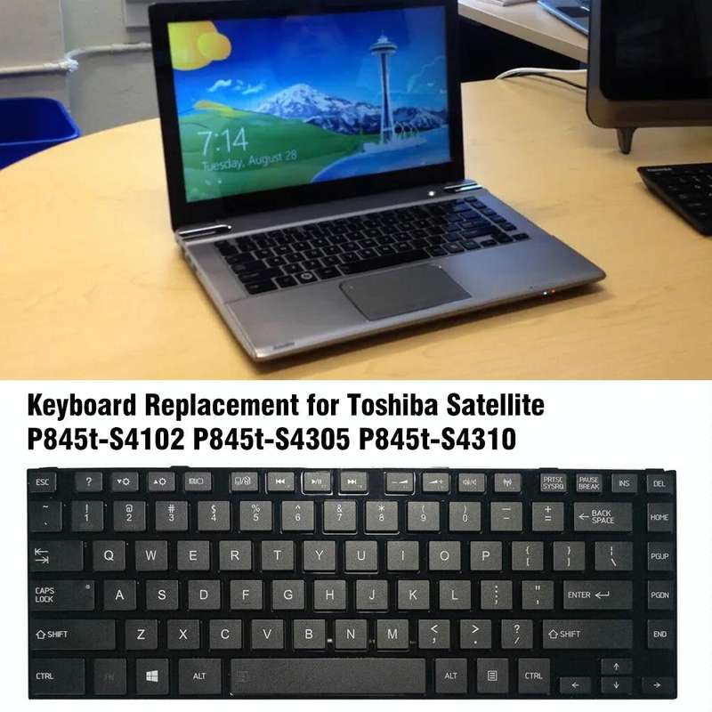 For TOSHIBA L840 / L800 Keyboard with Frame