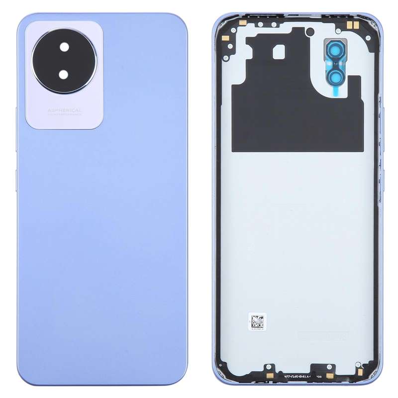 For vivo Y02 Original Battery Back Cover with Camera Lens Cover(Blue)