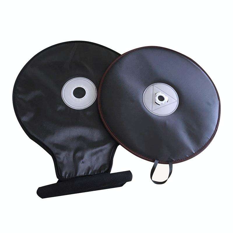 360 Degree Rotation Car Seat Cushion Whirling Seat Mat (Coffee)