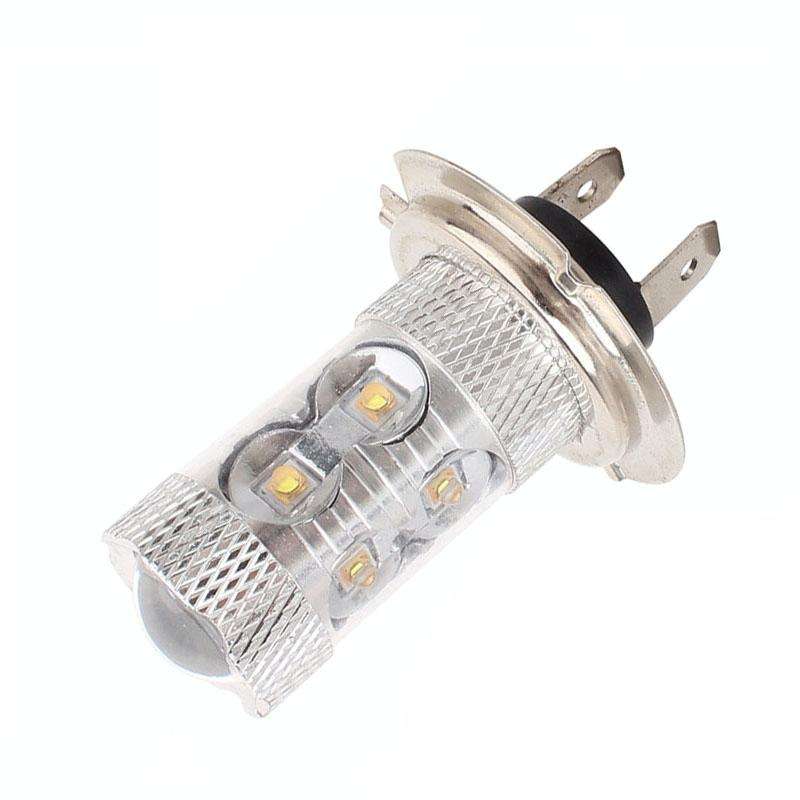 H7 50W 750LM 6500K White Light 10-3535-LEDs Car Foglight , Constant Current , DC12-24V