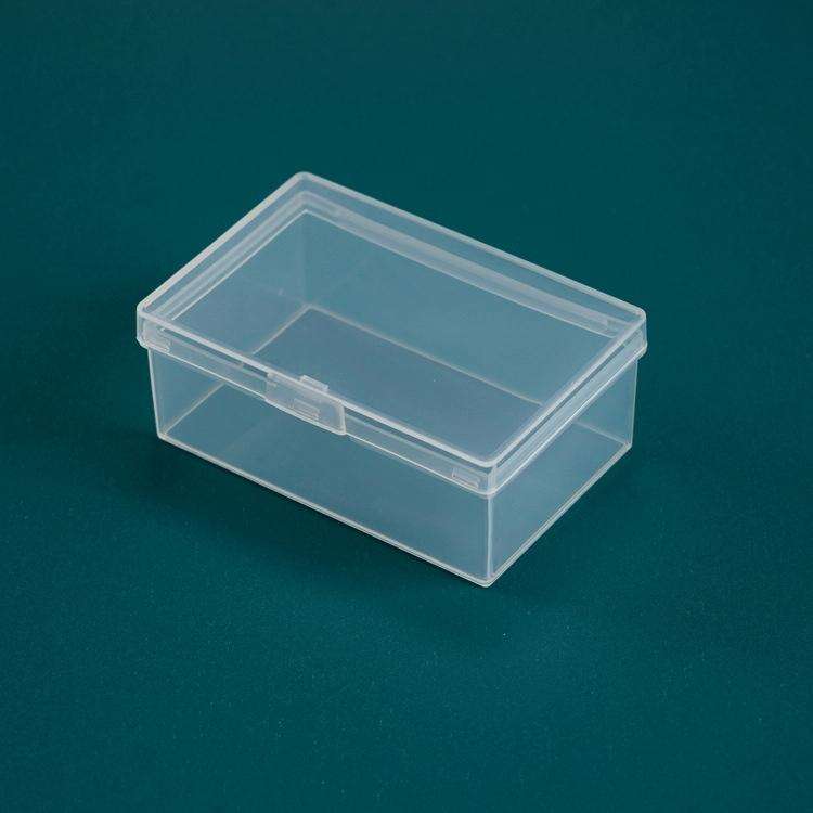 20 PCS Rectangular Transparent Storage Box Plastic Universal Packaging Box With Cover Parts Acces...