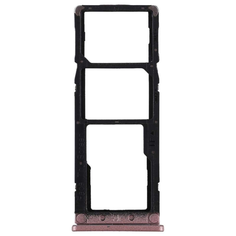 2 SIM Card Tray + Micro SD Card Tray for Xiaomi Redmi Note 5A(Rose Gold)