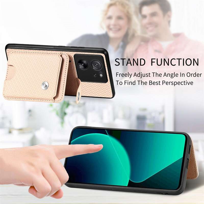 For Xiaomi 13T / 13T Pro Card Wallet Kickstand Back Phone Case with Tool Knife(Blue)