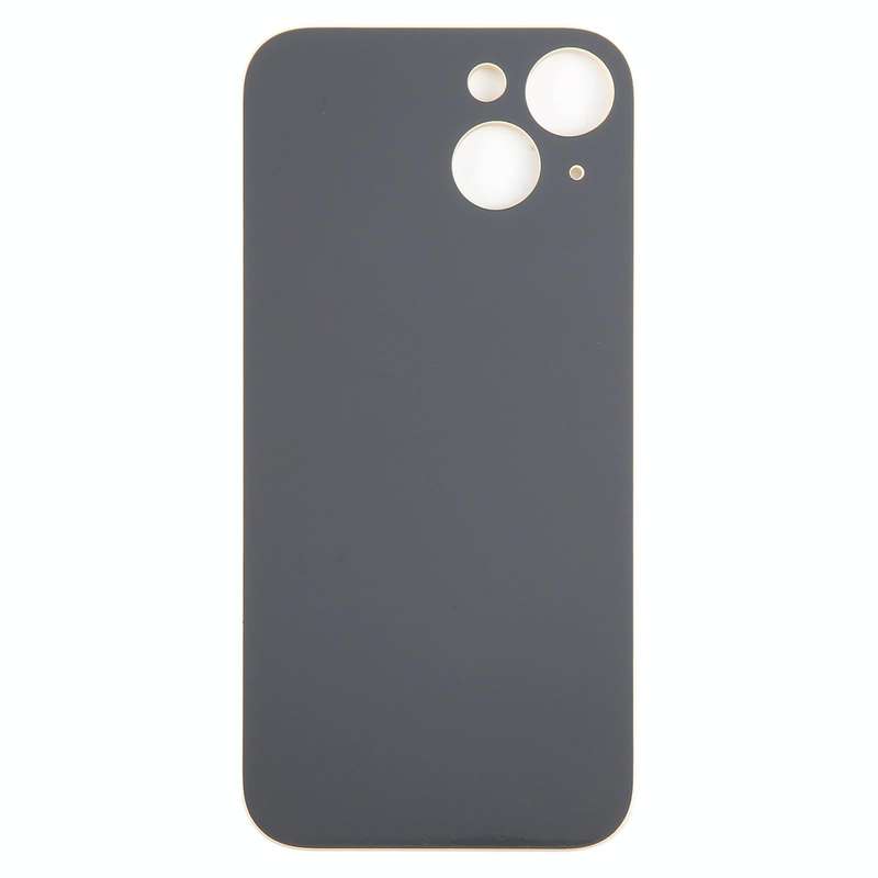 For iPhone 15 Glass Battery Back Cover(Yellow)