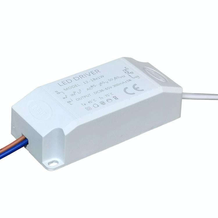 2 PCS 12-18W Two-Color Isolation Drive Power Supply 85-265V Wide Pressure Bulb / Downlight / Ceil...