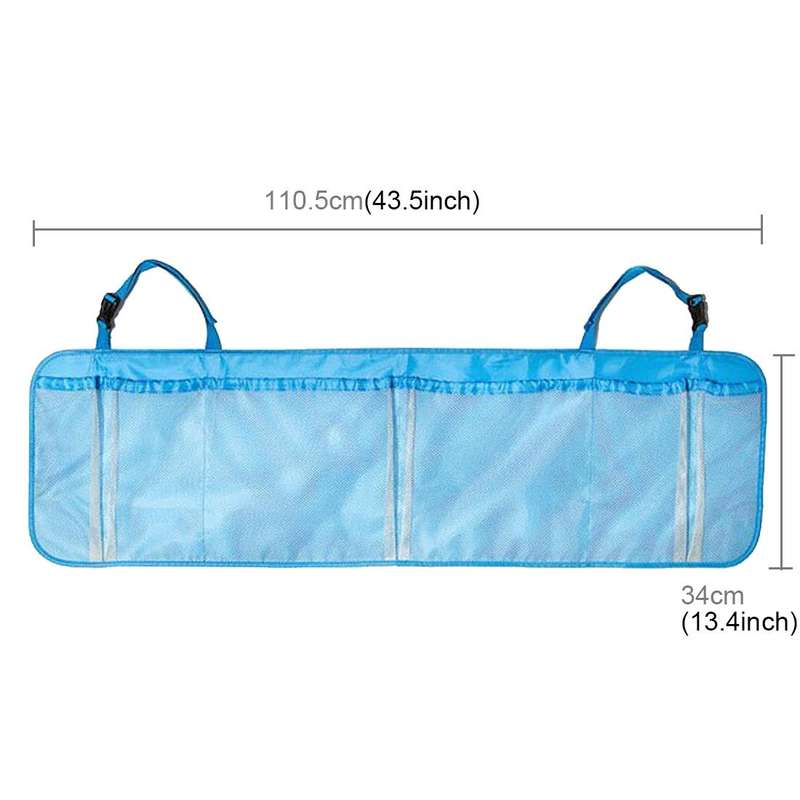 Car Auto Universal Oxford Cloth Multi Backseat Storage Organizer Hanging Bag(Blue)