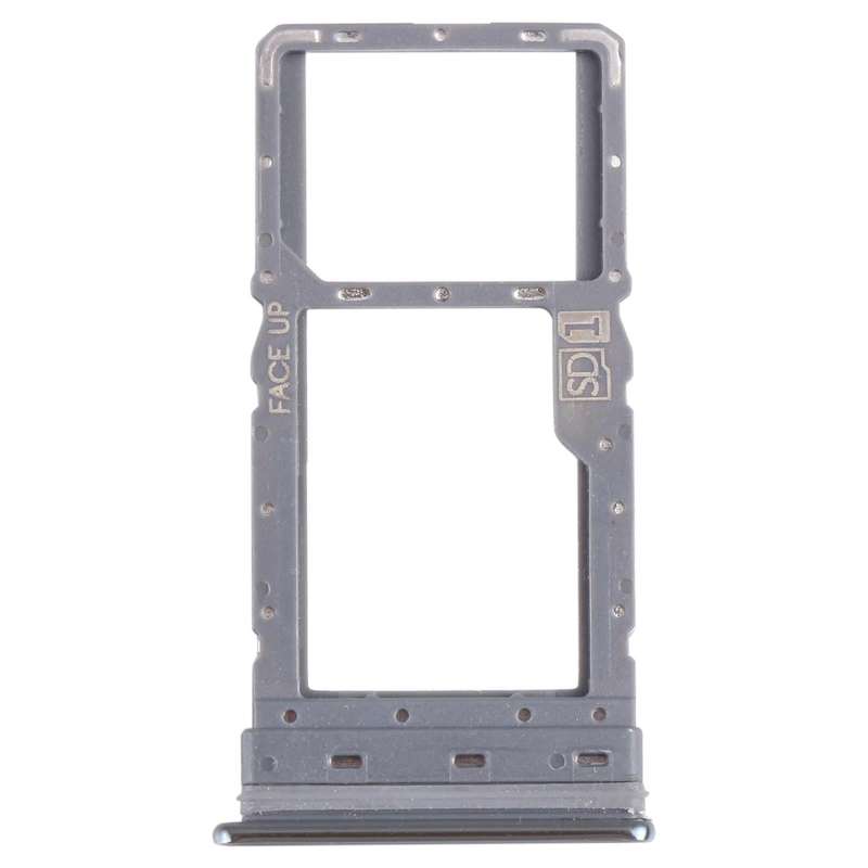 For Motorola Moto G Stylus 2021 SIM Card Tray + Micro SD Card Tray (Silver)