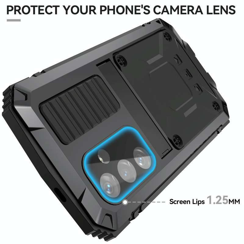For Samsung Galaxy S24 5G R-JUST Life Waterproof Dustproof Shockproof Phone Case(Black)