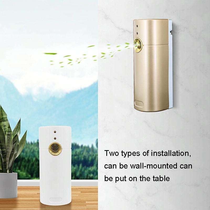 Light Sensitive Automatic Spraying Machine Toilet Fragrance Aromatherapy(White)