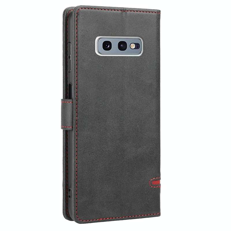 For Samsung Galaxy S10e Classic Wallet Flip Leather Phone Case(Black)