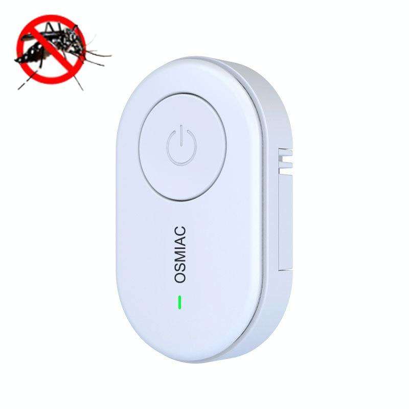 TS-07-08 Outdoor Portable Ultrasonic Children Mosquito Repellent Buckle(White)