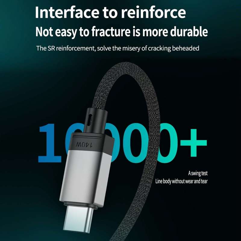 140W Type-C to Magsafe 3 Magnetic Charging Cable, Length:2m(Blue)