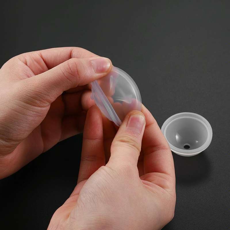 20 PCS 30mm Crystal Epoxy Ball Silicone Mould DIY Handmade Jewelry Sphere Making Mould