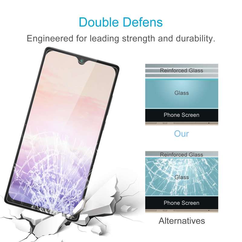 For Cubot J9 50 PCS 0.26mm 9H 2.5D Tempered Glass Film