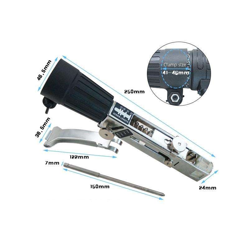 JieLi Chain Belt Screw Converter Electric Screwdriver On Gypsum Board Tool With 50 Chains Strap