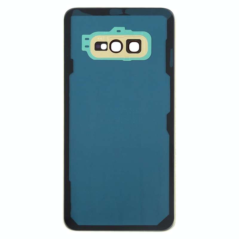For Galaxy S10e Battery Back Cover with Camera Lens (Yellow)
