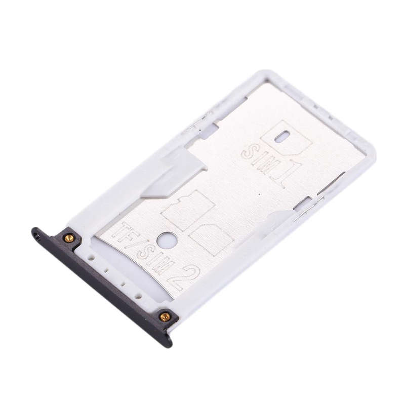 For Xiaomi Redmi 4X SIM & SIM / TF Card Tray(Black)
