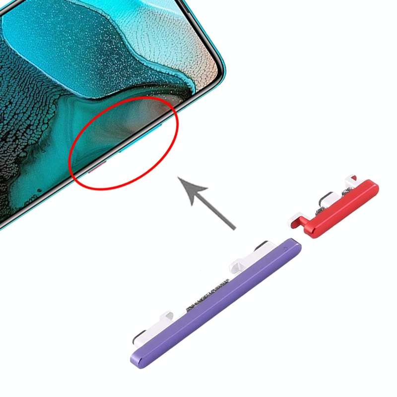 Power Button and Volume Control Button for Xiaomi Redmi K30 Pro (Purple)