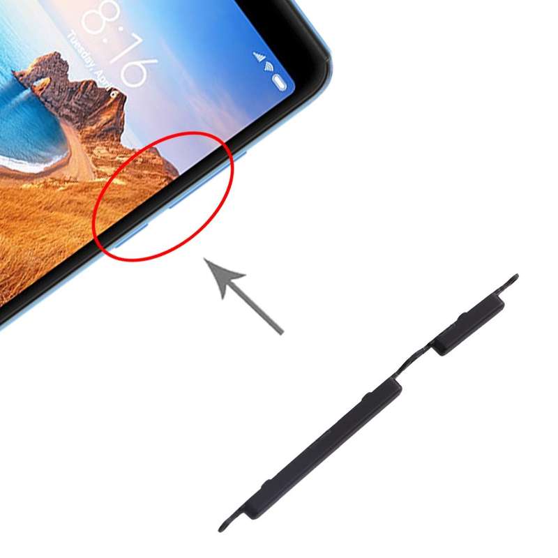 Side Keys for Xiaomi Redmi 7A(Black)