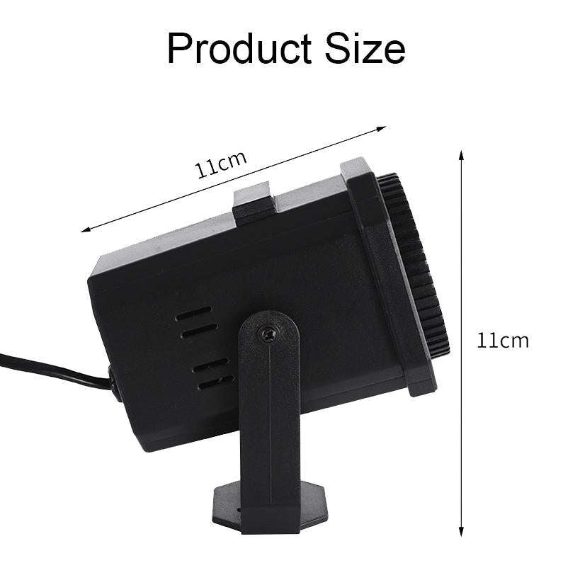 8W Christmas Colorful Rotating Laser Atmosphere Light Random Pattern Delivery AU Plug with 4 Cards