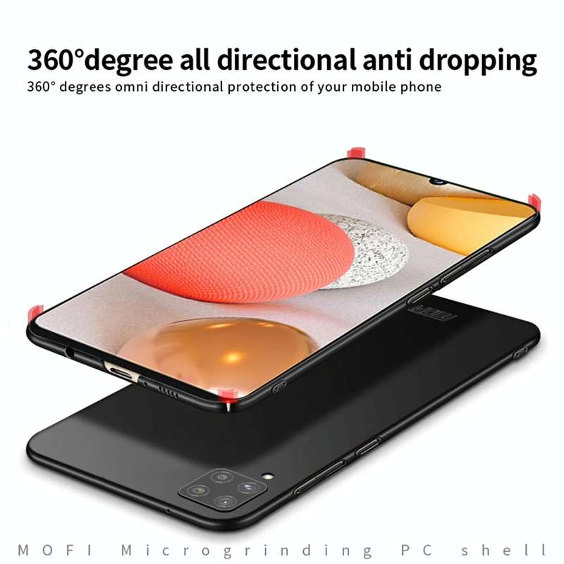 For Samsung Galaxy A42 5G / M42 5G MOFI Frosted PC Ultra-thin Hard Phone Case(Black)