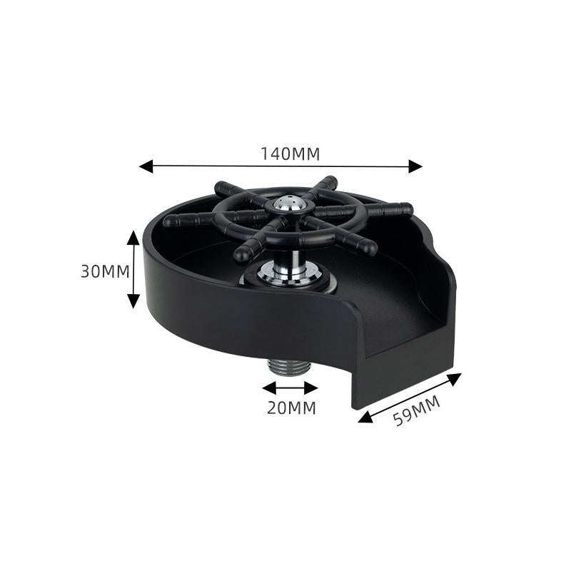 Automatic Faucet High Pressure Spray Washer, Style: Black