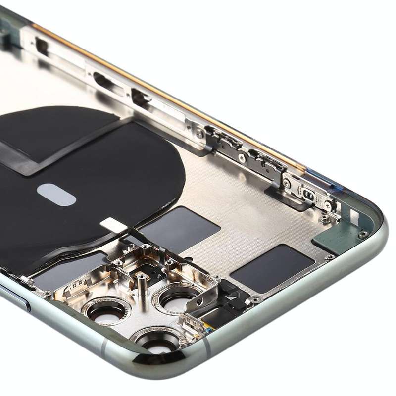 Battery Back Cover (with Side Keys & Card Tray & Power + Volume Flex Cable & Wireless Charging Mo...