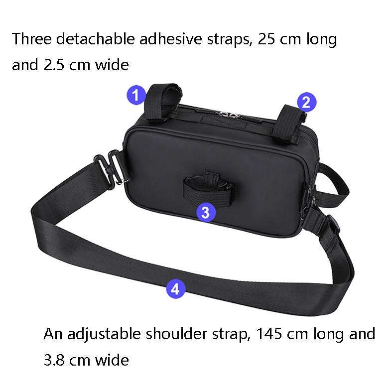 Rhinowalk X21921 2.5L Waterproof Bicycle Front Hanging Bag, Colour: Water Repellent (Matt Green)