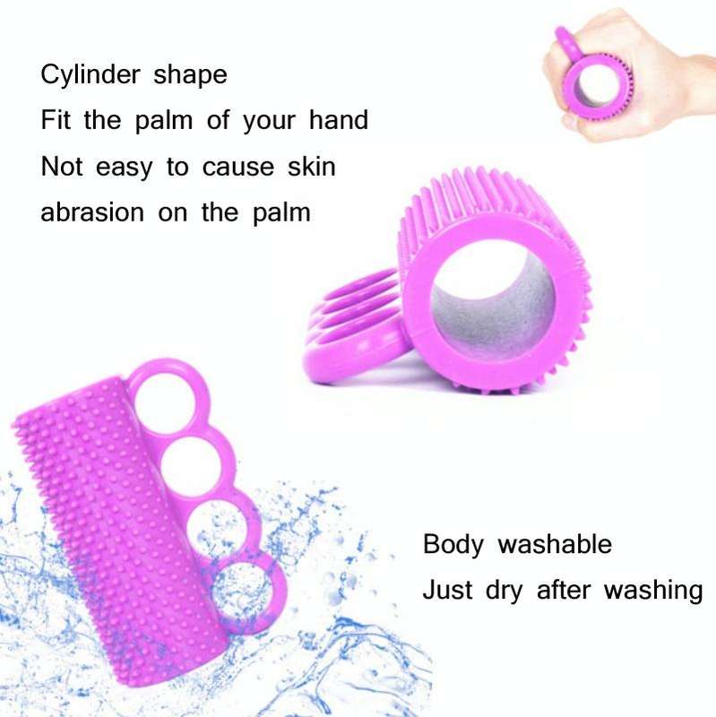 Hemiplegia Finger Strength Rehabilitation Training Silicone Grip Device Adult Finger Massage Grip...