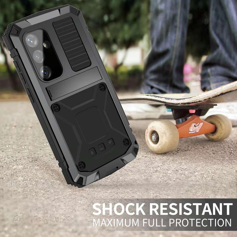 For Samsung Galaxy S24 5G R-JUST Life Waterproof Dustproof Shockproof Phone Case(Black)