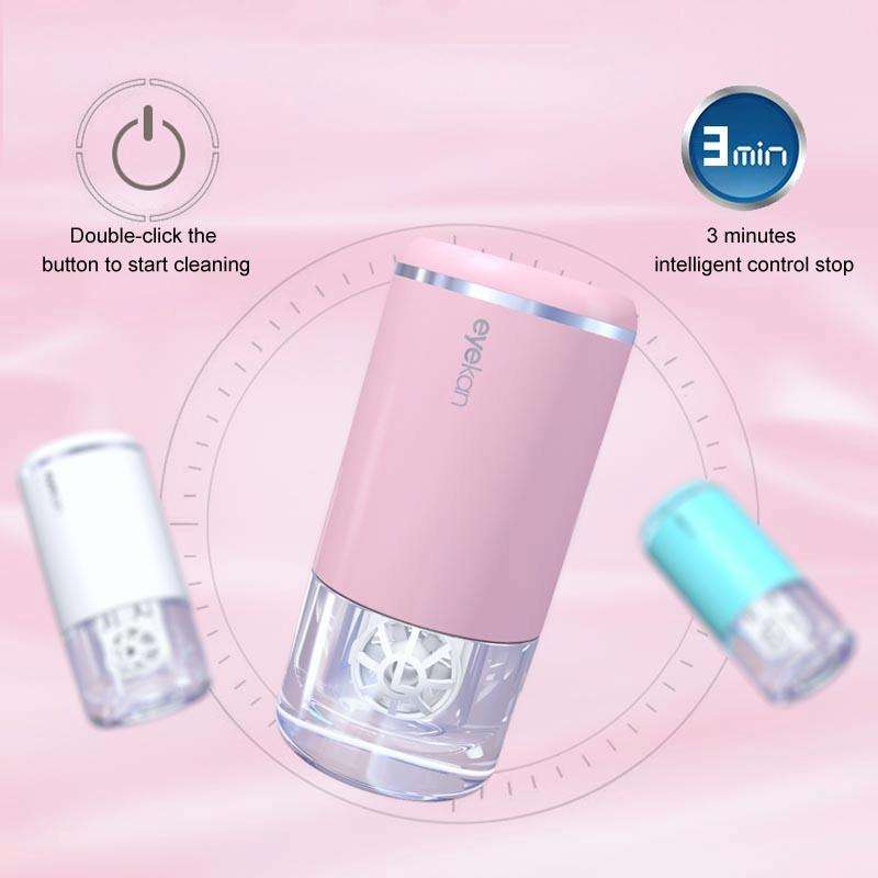 Eyekan HL-988 Ultrasonic Automatic Cleaner Beauty Lens Electric Cleaning Instrument(White)