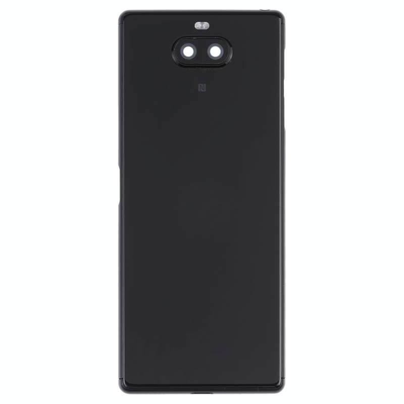For Sony Xperia 8 Battery Back Cover with Middle Frame & Camera Lens Cover(Black)