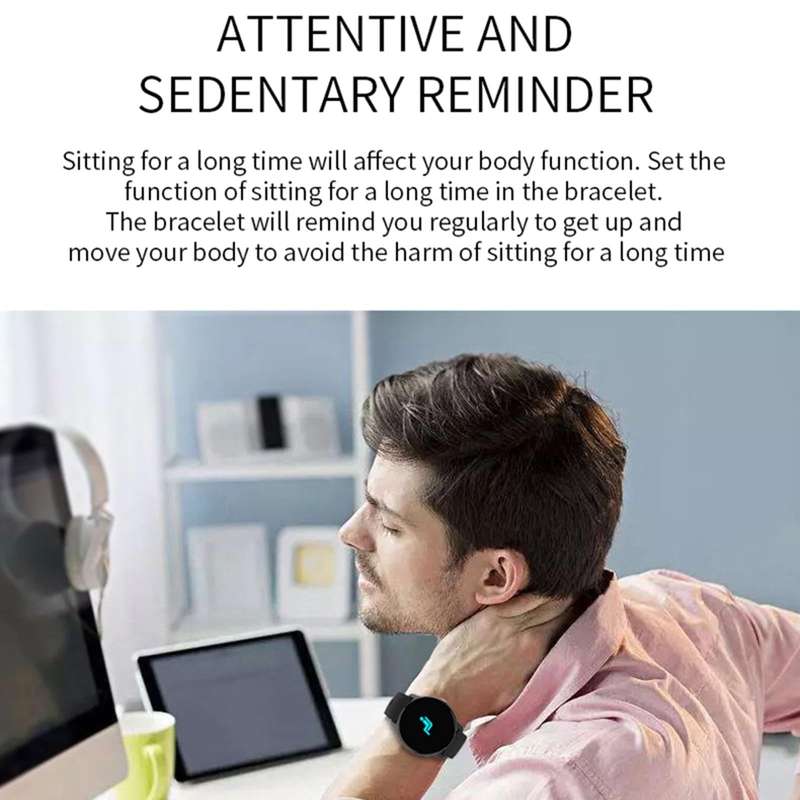 W9 Smart Sport Bracelet, Support Heart Rate Detection & Pedometer & Sedentary Reminder & Sleep Mo...