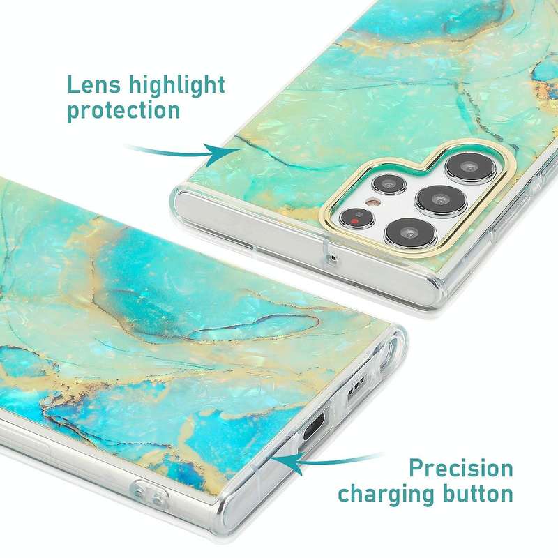 For Samsung Galaxy A73 5G Colorful Shell Texture TPU Phone Case(B5)
