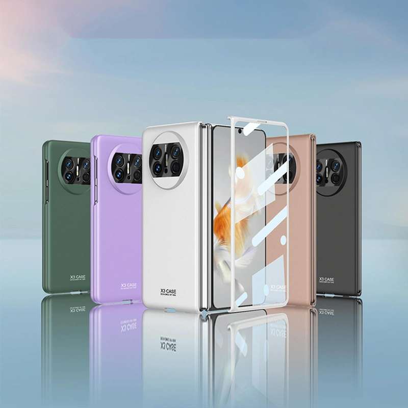 For Huawei Mate X3 GKK Integrated Ultra-thin Full Coverage Phone Flip Case(Purple)