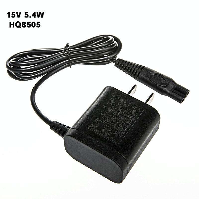 2pcs HQ8505 15V 5.4W Shaver Adapter Charger for PHILIPS HQ8500 HQ6070 HQ6075 HQ6090 PT860 AT890,U...