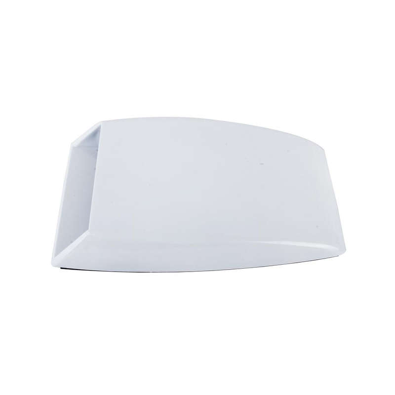 Car Turbo Style Air Intake Bonnet Scoop for Car Decoration(White)