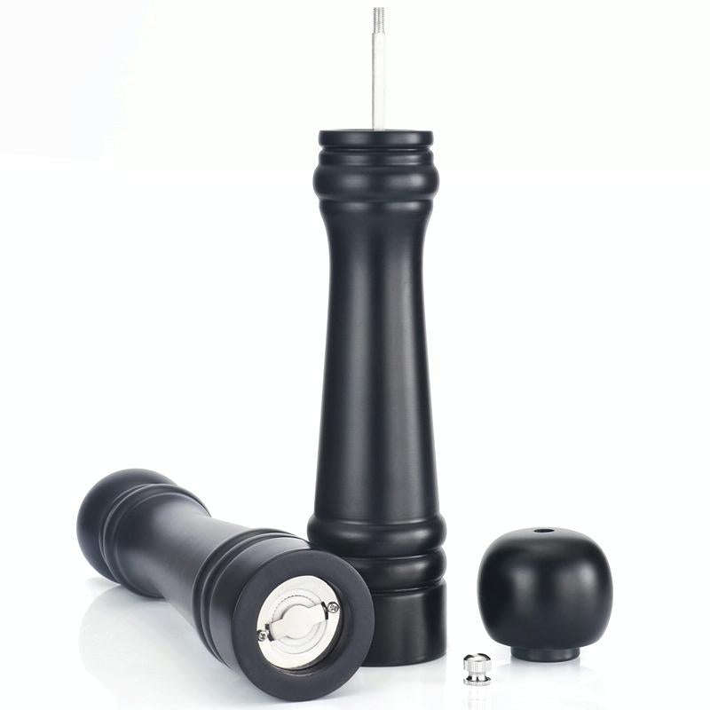 Manual Pepper Grinder Solid Wood PU Paint Pepper Mill Ceramic Core Coarse Salt Pepper Grinder Sea...