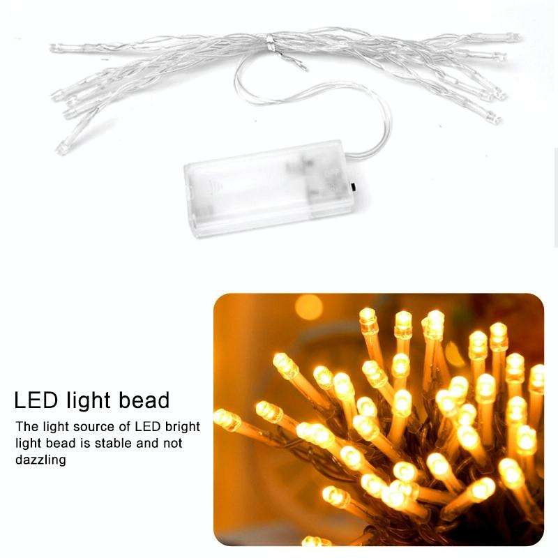 2m 10 Lights Santa Claus LED Decorative Light String