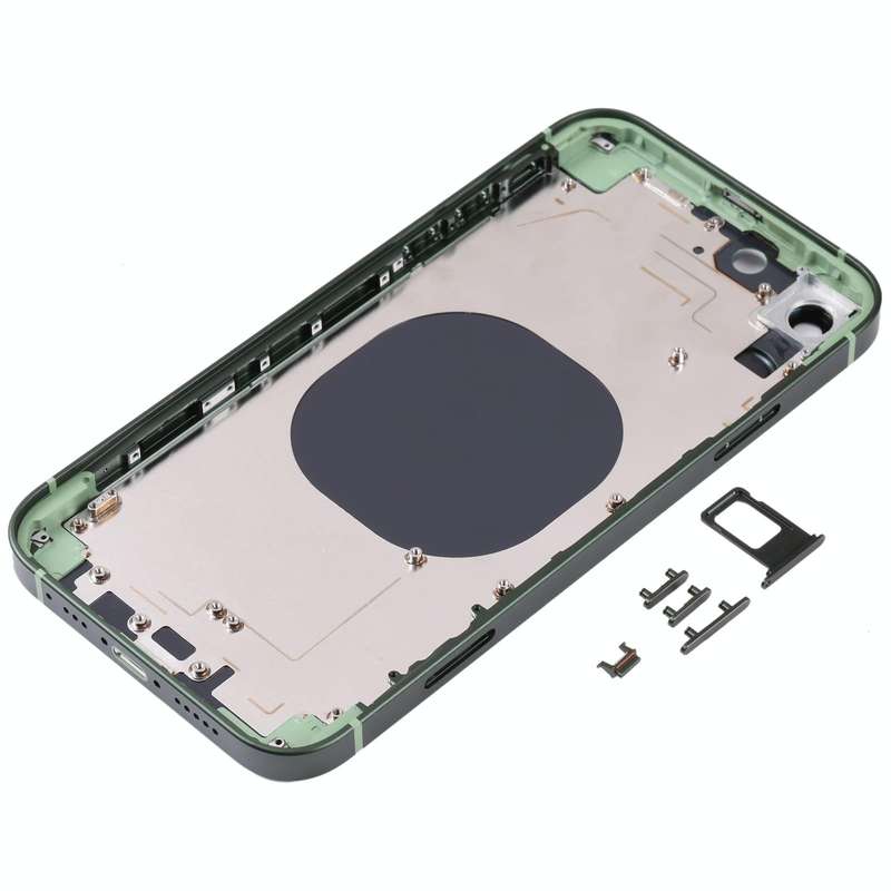 Frosted Frame Back Housing Cover with Appearance Imitation of iP13 Pro for iPhone XR(Green)
