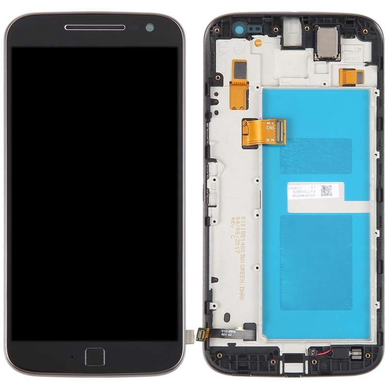 Original LCD Screen For Motorola Moto G4 Plus Digitizer Full Assembly With Frame(Black)