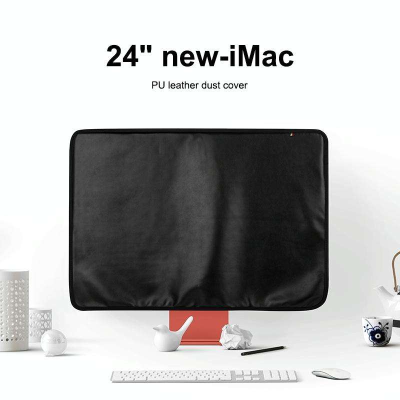 For 24 inch Apple iMac Portable Dustproof Cover Desktop Apple Computer LCD Monitor Cover with Sto...