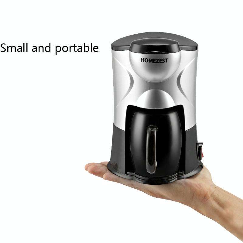 Homezest Household Small Coffee Machine Fully Automatic Portable Mini Single Cup Coffee Maker, St...