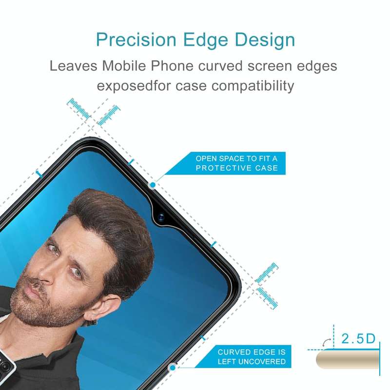 For Itel P40 10pcs 0.26mm 9H 2.5D Tempered Glass Film
