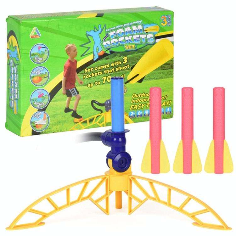 Air Pressure Space Rocket Skyrocket Children Creative Outdoor Toy