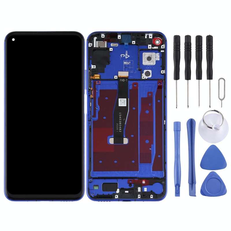 OEM LCD Screen for Huawei Honor 20 / Nova 5T Digitizer Full Assembly with Frame(Phantom Blue)